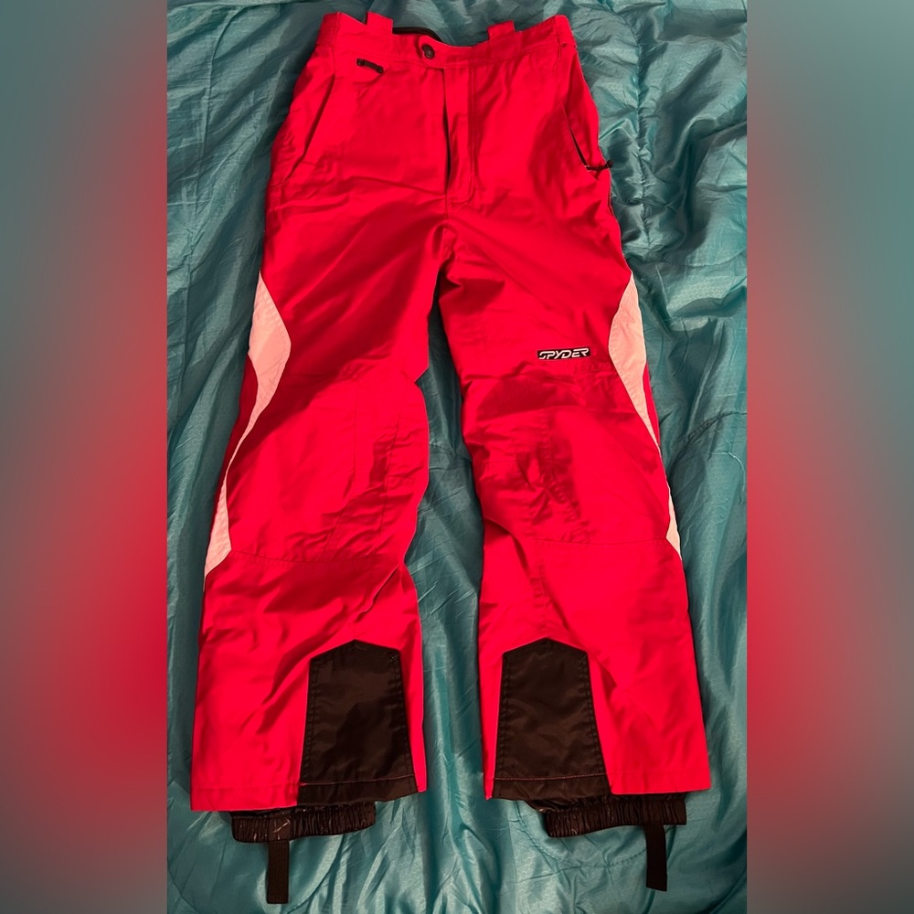 Spyder Red Snow Pants Kids Size 16